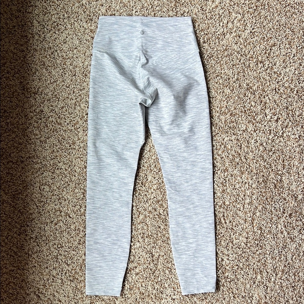 Light Heather Gray Lululemon Leggings - Size 6